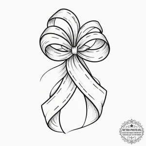 Tattoo design a flowing scarf or ribbon, symb... - эскиз тату (№1753174738_0, 22.07.2025 08:58) — tattoo-photo.ru