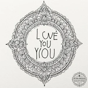 45. a graphic novel panel of the "i love you"... - эскиз тату (№1753177499_0, 22.07.2025 09:44) — tattoo-photo.ru