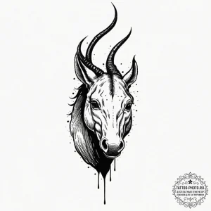Tattoo sketch a fine line animal silhouette o... - эскиз тату (№1753182992_0, 22.07.2025 11:16) — tattoo-photo.ru