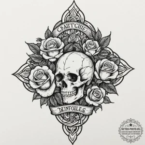 Tattoo sketch a simple, elegant knot that can... - эскиз тату (№1753184268_0, 22.07.2025 11:37) — tattoo-photo.ru