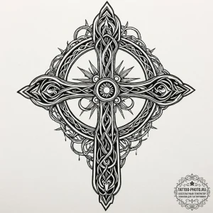 A linework tattoo of the horn of gondor, brok... - эскиз тату (№1753190414_0, 22.07.2025 13:20) — tattoo-photo.ru