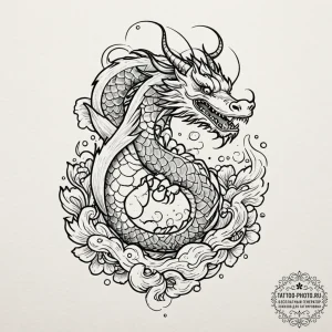 A linework tattoo of the "mutt cutts" van fro... - эскиз тату (№1753193217_0, 22.07.2025 14:06) — tattoo-photo.ru