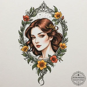 Tattoo design a delicate light breaking throu... - эскиз тату (№1753197630_0, 22.07.2025 15:20) — tattoo-photo.ru