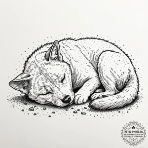 Tattoo design a loyal companion animal (dog,... - эскиз тату (№1753202647_0, 22.07.2025 16:44) — tattoo-photo.ru
