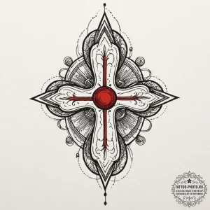 Tattoo design a mind shielded by a powerful a... - эскиз тату (№1753215198_0, 22.07.2025 20:13) — tattoo-photo.ru