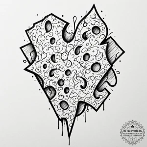 Tattoo sketch a puzzle piece that perfectly f... - эскиз тату (№1753215549_0, 22.07.2025 20:19) — tattoo-photo.ru