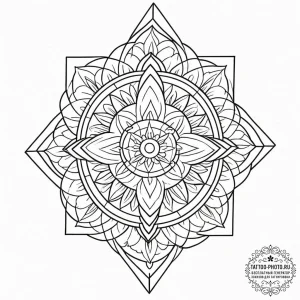 Tattoo design a minimalist symbol of a reload... - эскиз тату (№1753219519_0, 22.07.2025 21:25) — tattoo-photo.ru