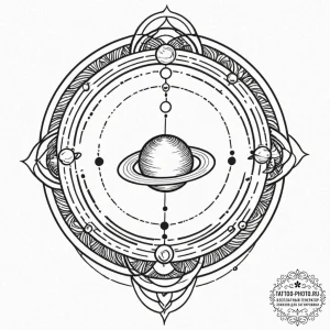 Tattoo design the rings of saturn, but they a... - эскиз тату (№1753220017_0, 22.07.2025 21:33) — tattoo-photo.ru