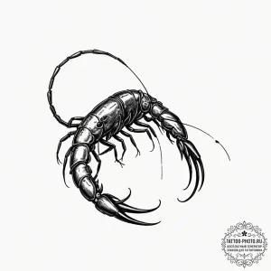A sketch of a prawn from district 9, looking... - эскиз тату (№1753228961_0, 23.07.2025 00:02) — tattoo-photo.ru