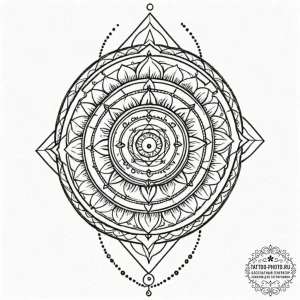 Tattoo sketch a powerful image of a generic m... - эскиз тату (№1753231880_0, 23.07.2025 00:51) — tattoo-photo.ru