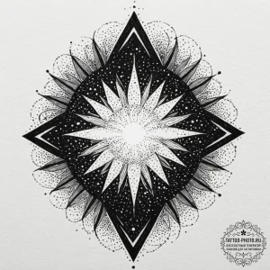 Tattoo sketch a glowing force field effect.,... - эскиз тату (№1753237365_0, 23.07.2025 02:22) — tattoo-photo.ru
