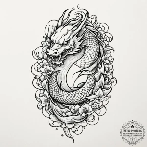 Bracelet, concept art for tattoo, irezumi jap... - эскиз тату (№1753239198_0, 23.07.2025 02:53) — tattoo-photo.ru