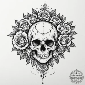 Tattoo design a fluid, abstract representatio... - эскиз тату (№1753243630_0, 23.07.2025 04:07) — tattoo-photo.ru
