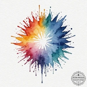 Tattoo design a minimalist line transforming... - эскиз тату (№1753245303_0, 23.07.2025 04:35) — tattoo-photo.ru