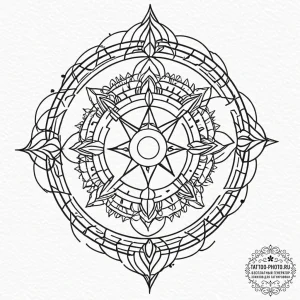 Tattoo design capricorn's glyph, sturdy and s... - эскиз тату (№1753256502_0, 23.07.2025 07:41) — tattoo-photo.ru