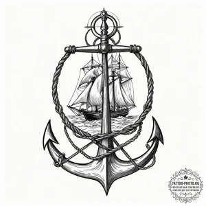 Ray, concept art for tattoo, black and white... - эскиз тату (№1753265567_0, 23.07.2025 10:12) — tattoo-photo.ru
