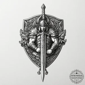 78. tattoo sketch: "sila" rune integrated int... - эскиз тату (№1753266547_0, 23.07.2025 10:29) — tattoo-photo.ru