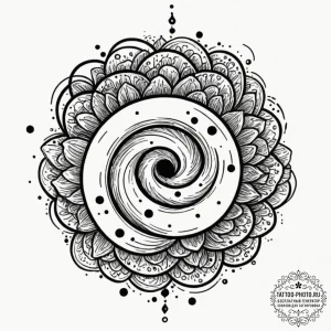 Tattoo sketch a subtle "pulse" or vibration e... - эскиз тату (№1753280388_0, 23.07.2025 14:19) — tattoo-photo.ru