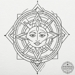 141. (ghost in the shell) a linework tattoo o... - эскиз тату (№1753283275_0, 23.07.2025 15:07) — tattoo-photo.ru