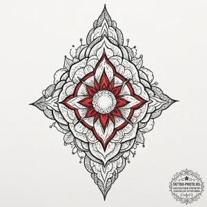 Svarog, tattoo line art, on a clean white pap... - эскиз тату (№1753286472_0, 23.07.2025 16:01) — tattoo-photo.ru