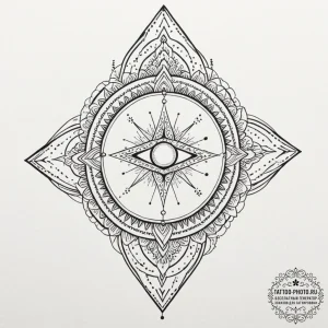 Tattoo sketch a comet streaking across the sk... - эскиз тату (№1753295538_0, 23.07.2025 18:32) — tattoo-photo.ru