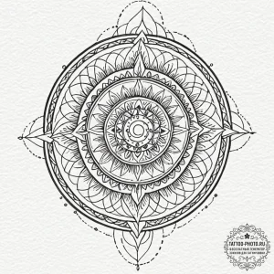 Tattoo sketch a zodiac glyph with a light, ai... - эскиз тату (№1753297593_0, 23.07.2025 19:06) — tattoo-photo.ru