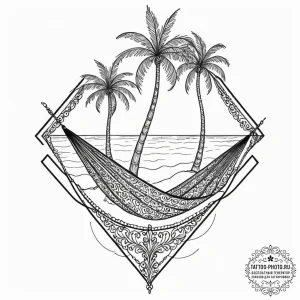 A photo taken from the perspective of someone... - эскиз тату (№1753300519_0, 23.07.2025 19:55) — tattoo-photo.ru
