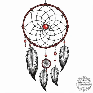 Dreamcatcher, tattoo drawing outline, on a cl... - эскиз тату (№1753314952_0, 23.07.2025 23:55) — tattoo-photo.ru