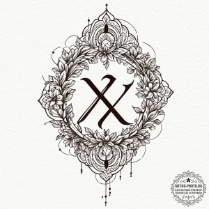 99. tattoo design: a minimalist "bereginya" r... - эскиз тату (№1753315179_0, 23.07.2025 23:59) — tattoo-photo.ru