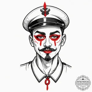 Mask, tattoo line art, rough sketchy lines, h... - эскиз тату (№1753315408_0, 24.07.2025 00:03) — tattoo-photo.ru