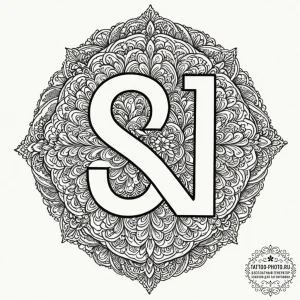 A dotwork design of the platform 9 3/4 sign.,... - эскиз тату (№1753316242_0, 24.07.2025 00:17) — tattoo-photo.ru