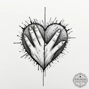 Tattoo design a tiny heart on the inside of a... - эскиз тату (№1753317916_0, 24.07.2025 00:45) — tattoo-photo.ru