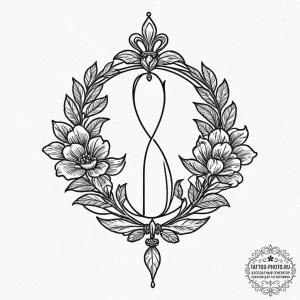 Tattoo design a pair of matching royal insign... - эскиз тату (№1753319510_0, 24.07.2025 01:11) — tattoo-photo.ru