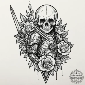 A sketch of a fremen warrior in a stillsuit,... - эскиз тату (№1753323456_0, 24.07.2025 02:17) — tattoo-photo.ru