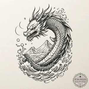 A graphic novel panel of the final scene of f... - эскиз тату (№1753324214_0, 24.07.2025 02:30) — tattoo-photo.ru