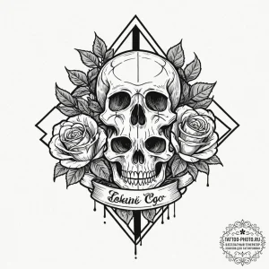 Tattoo design a visual representation of "let... - эскиз тату (№1753327777_0, 24.07.2025 03:29) — tattoo-photo.ru