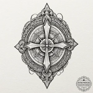 Tattoo design an abstract form of protection,... - эскиз тату (№1753328991_0, 24.07.2025 03:49) — tattoo-photo.ru