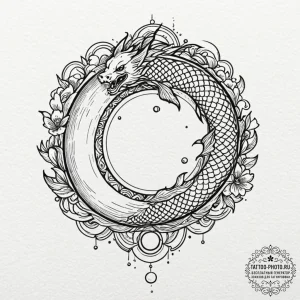 Tattoo sketch a moon phase where each phase i... - эскиз тату (№1753330661_0, 24.07.2025 04:17) — tattoo-photo.ru