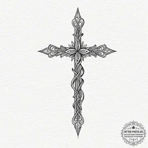 Monomakh's cap, ink illustration for tattoo,... - эскиз тату (№1753335950_0, 24.07.2025 05:45) — tattoo-photo.ru