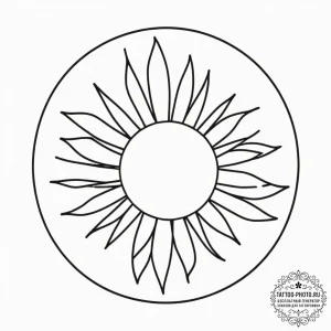 Tattoo design a minimalist representation of... - эскиз тату (№1753339077_0, 24.07.2025 06:37) — tattoo-photo.ru