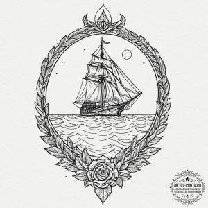 Tattoo sketch an abstract depiction of sheddi... - эскиз тату (№1753339882_0, 24.07.2025 06:51) — tattoo-photo.ru