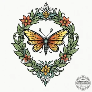 The firefly symbol from the last of us, artis... - эскиз тату (№1753345146_0, 24.07.2025 08:19) — tattoo-photo.ru