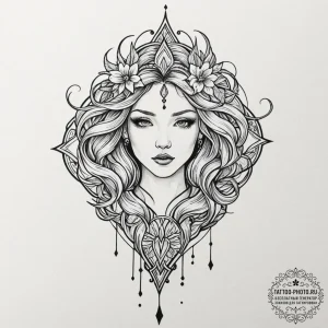 Tattoo design a watercolor splash that visual... - эскиз тату (№1753346053_0, 24.07.2025 08:34) — tattoo-photo.ru