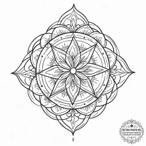Tattoo design a path that is a single, unspoo... - эскиз тату (№1753352281_0, 24.07.2025 10:18) — tattoo-photo.ru