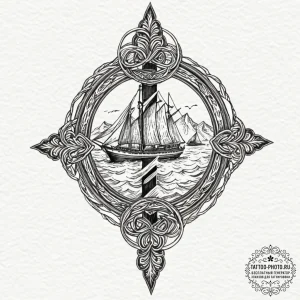 Tattoo sketch a soft, monochromatic palette w... - эскиз тату (№1753353643_0, 24.07.2025 10:40) — tattoo-photo.ru