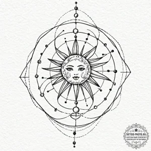A constellation of a specific zodiac sign (is... - эскиз тату (№1753356747_0, 24.07.2025 11:32) — tattoo-photo.ru