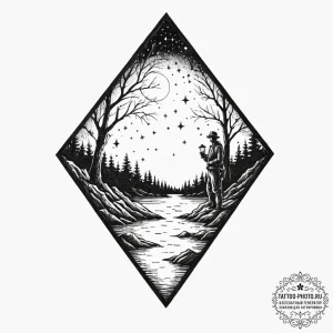 Tattoo sketch a person holding a lantern, but... - эскиз тату (№1753360581_0, 24.07.2025 12:36) — tattoo-photo.ru