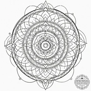 Tattoo design a tree whose rings are not circ... - эскиз тату (№1753363658_0, 24.07.2025 13:27) — tattoo-photo.ru