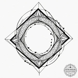 103. tattoo sketch: "opora" rune as part of a... - эскиз тату (№1753369238_0, 24.07.2025 15:00) — tattoo-photo.ru