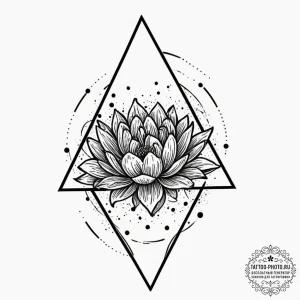 Tattoo design a small, simple geometric shape... - эскиз тату (№1753370332_0, 24.07.2025 15:18) — tattoo-photo.ru